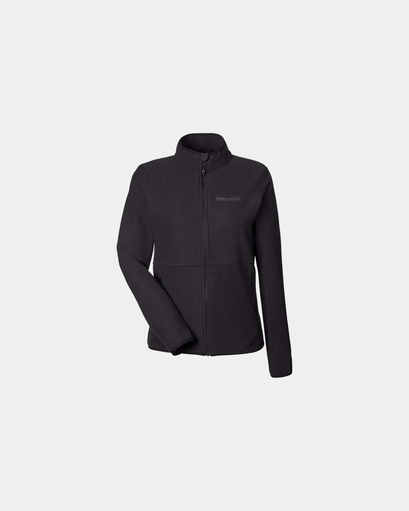 Custom recycled fleece women's Rocklin jacket - Black